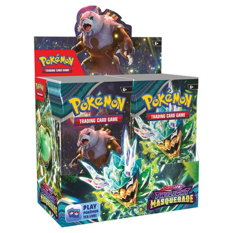 Twilight Masquerade Booster Box (Pre-Order Ships 5/24/24) - All the best items from pokemon - Just $99.99! Shop now at Vivid Imagination Cards and Collectibles