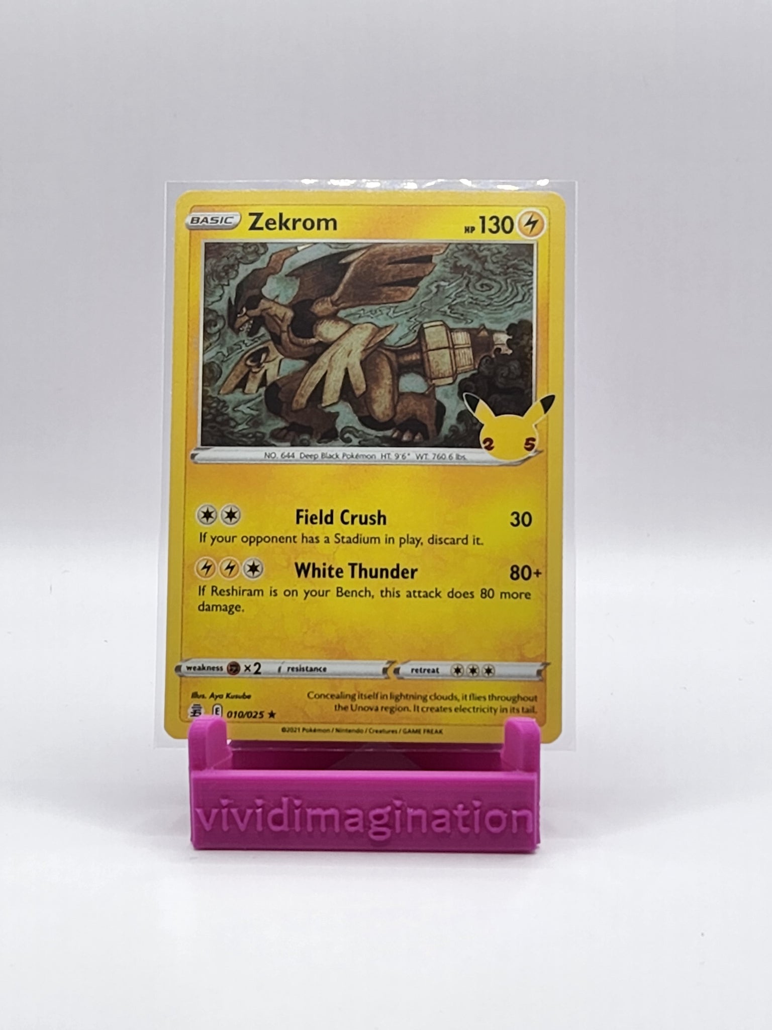 Zekrom 10/025 - All the best items from Vivid Imagination Cards and Collectibles - Just $0.10! Shop now at Vivid Imagination Cards and Collectibles