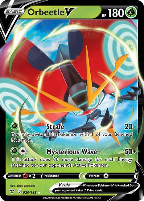 Orbeetle V 20/185 - All the best items from Vivid Imagination Cards and Collectibles - Just $0.80! Shop now at Vivid Imagination Cards and Collectibles