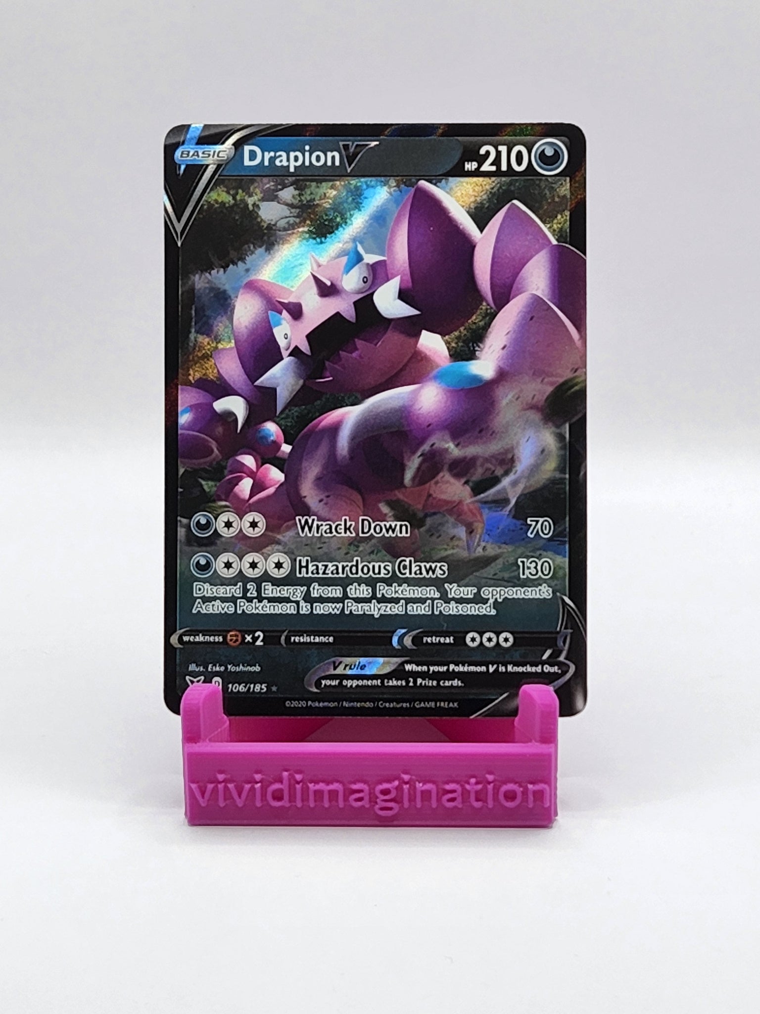 Drapion V 106/185 - All the best items from Vivid Imagination Cards and Collectibles - Just $0.49! Shop now at Vivid Imagination Cards and Collectibles