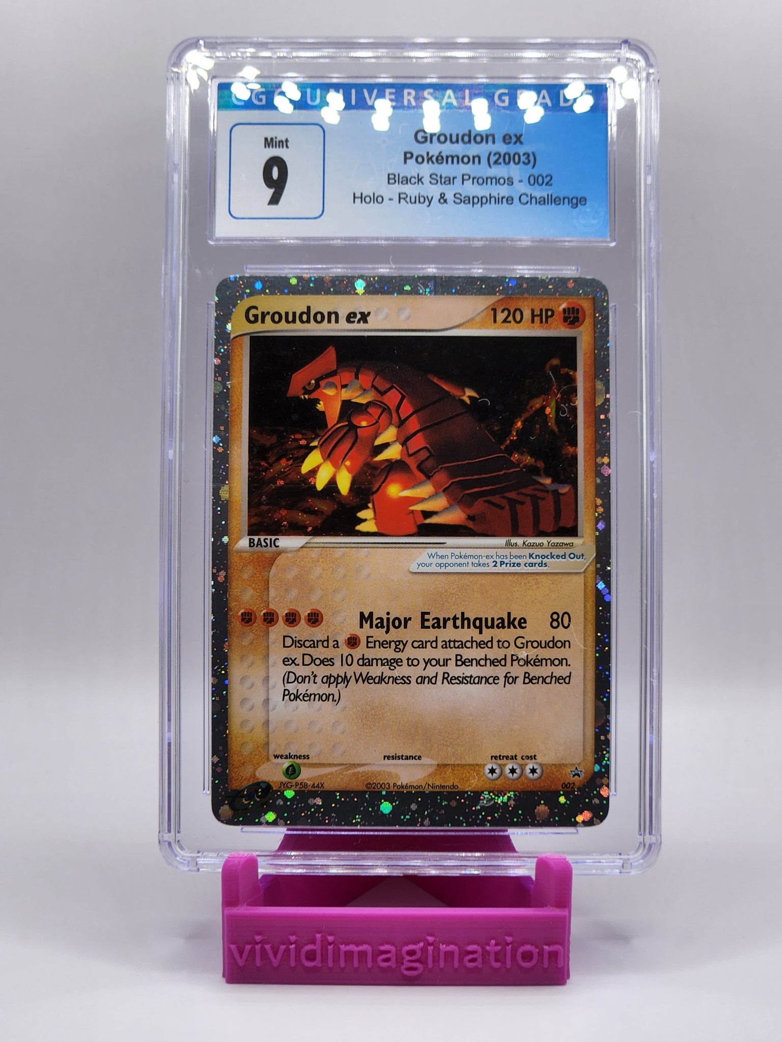 Groudon ex 002 (CGC 9) - All the best items from Vivid Imagination Cards and Collectibles - Just $124.99! Shop now at Vivid Imagination Cards and Collectibles