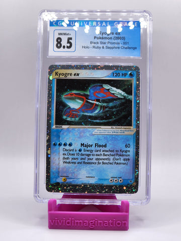 Kyogre ex 001 (CGC 8.5) - All the best items from Vivid Imagination Cards and Collectibles - Just $84.99! Shop now at Vivid Imagination Cards and Collectibles