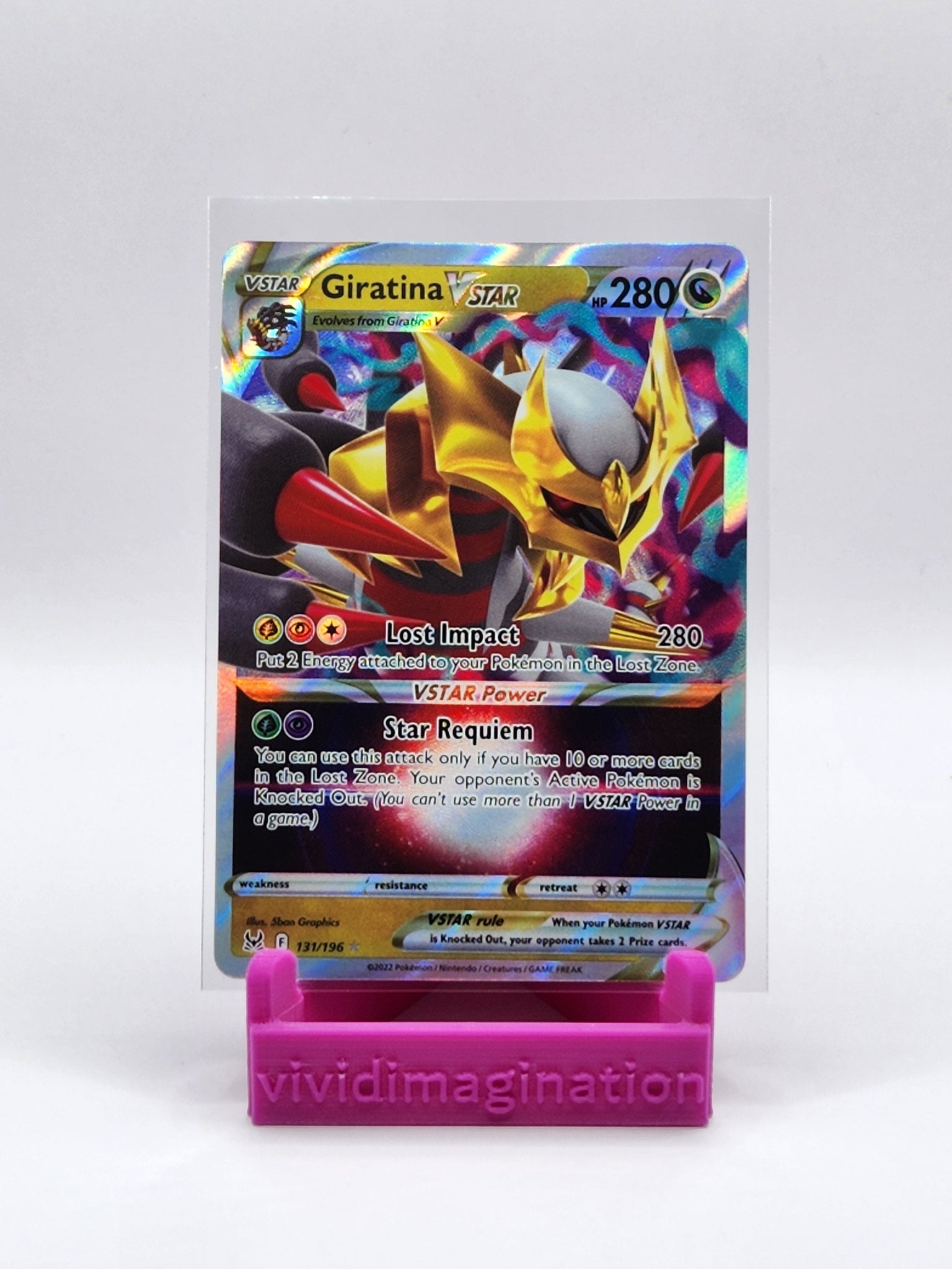 Giratina VSTAR 131/196 - All the best items from Vivid Imagination Cards and Collectibles - Just $12.99! Shop now at Vivid Imagination Cards and Collectibles