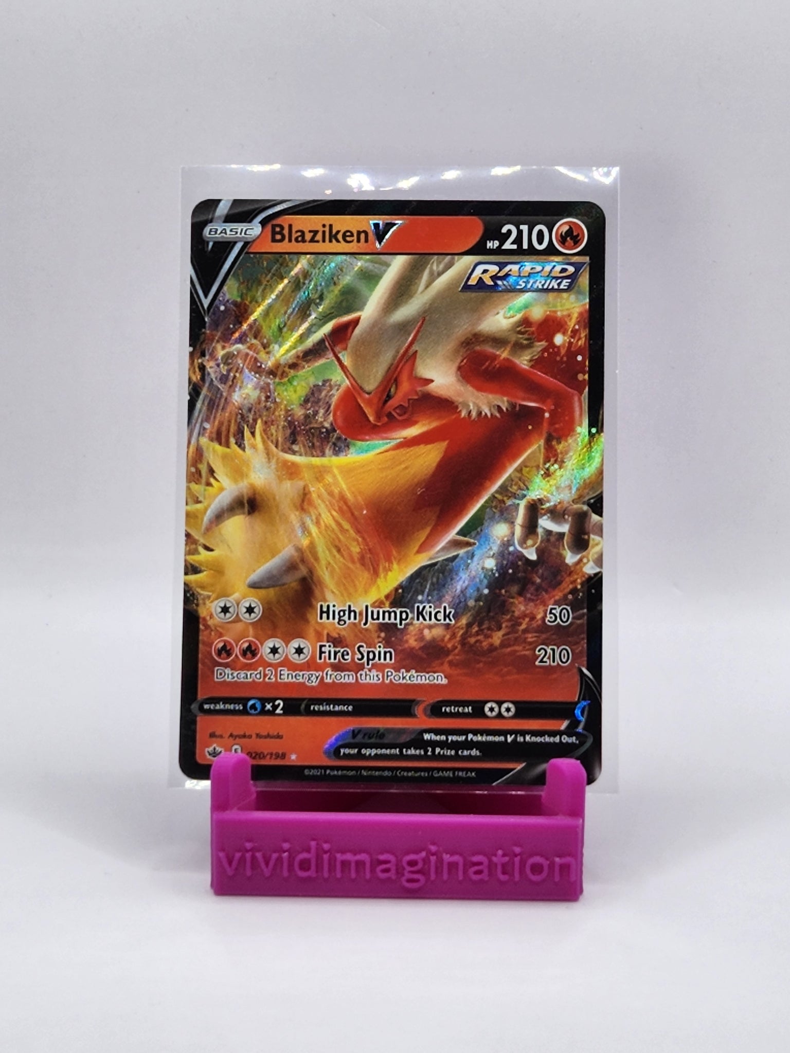 Blaziken V 20/198 - All the best items from Vivid Imagination Cards and Collectibles - Just $1.49! Shop now at Vivid Imagination Cards and Collectibles