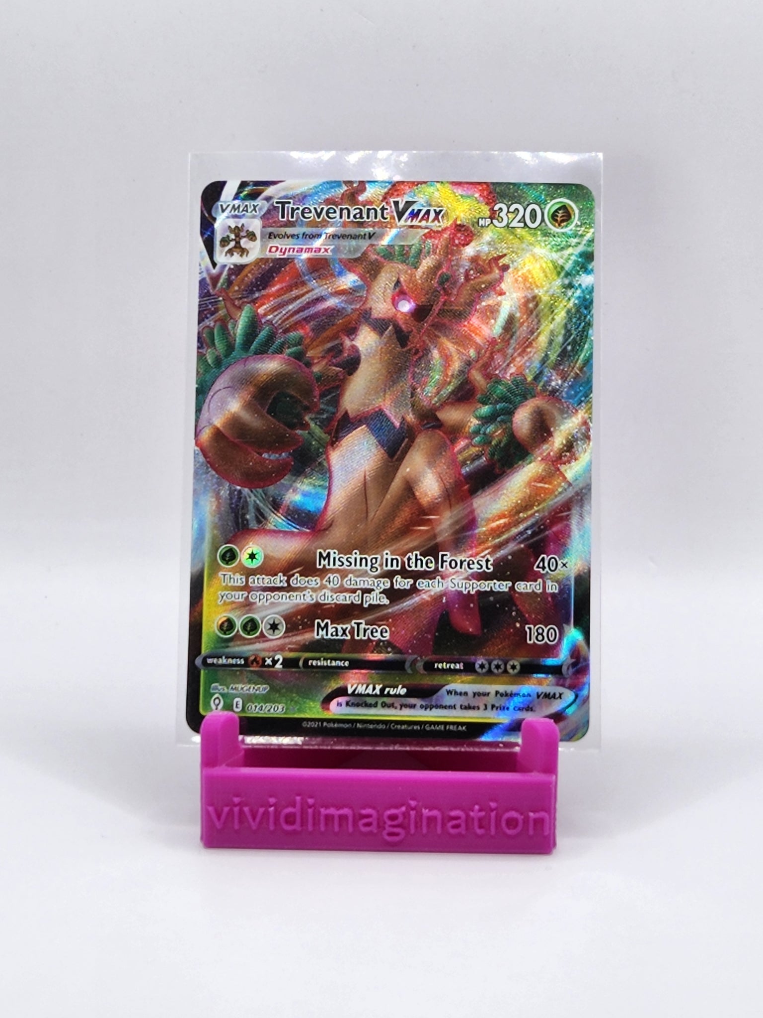 Trevenant VMAX 14/203 - All the best items from Vivid Imagination Cards and Collectibles - Just $1.25! Shop now at Vivid Imagination Cards and Collectibles