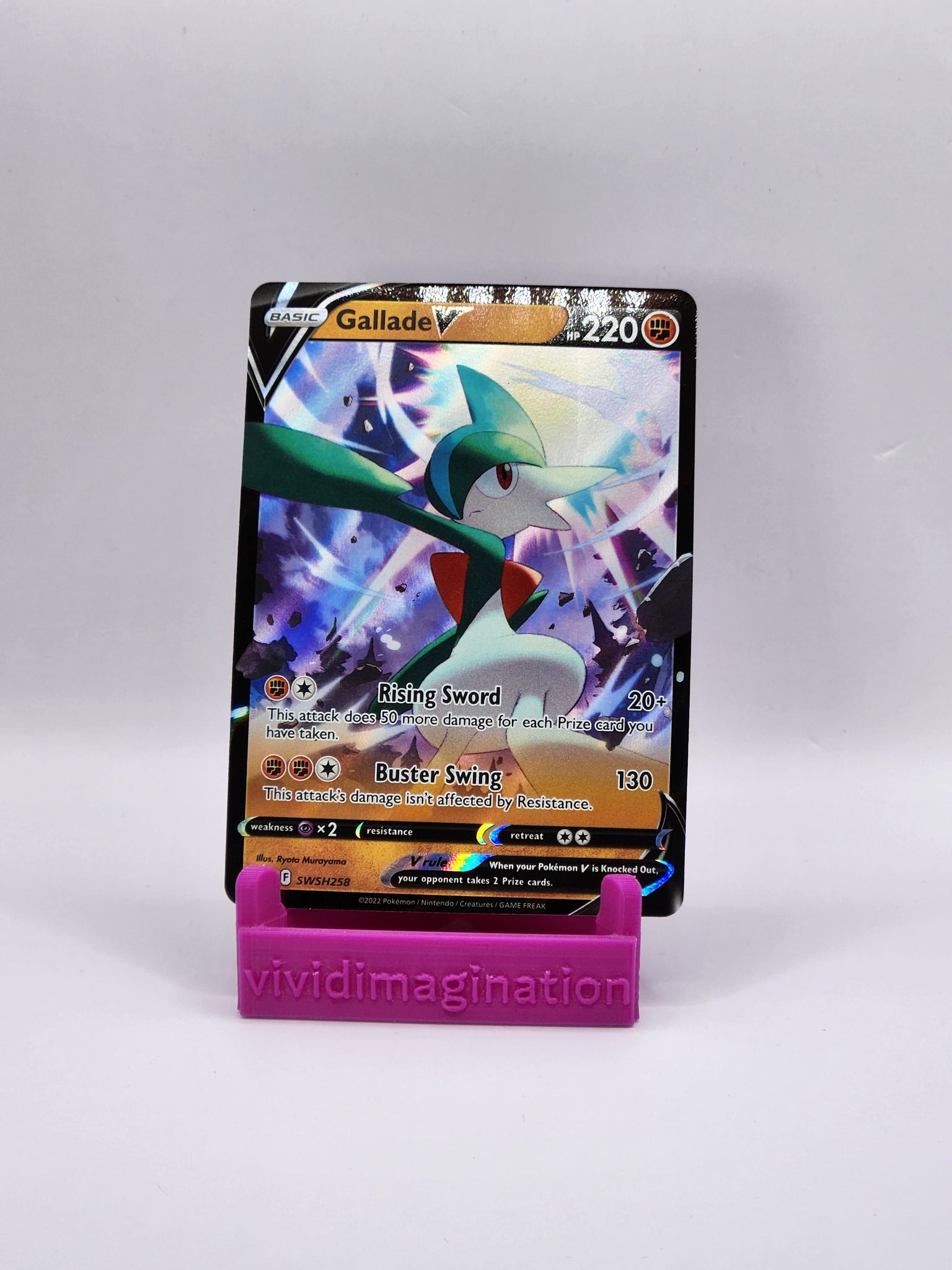 Gallade V SWSH258 - All the best items from Vivid Imagination Cards and Collectibles - Just $0.49! Shop now at Vivid Imagination Cards and Collectibles