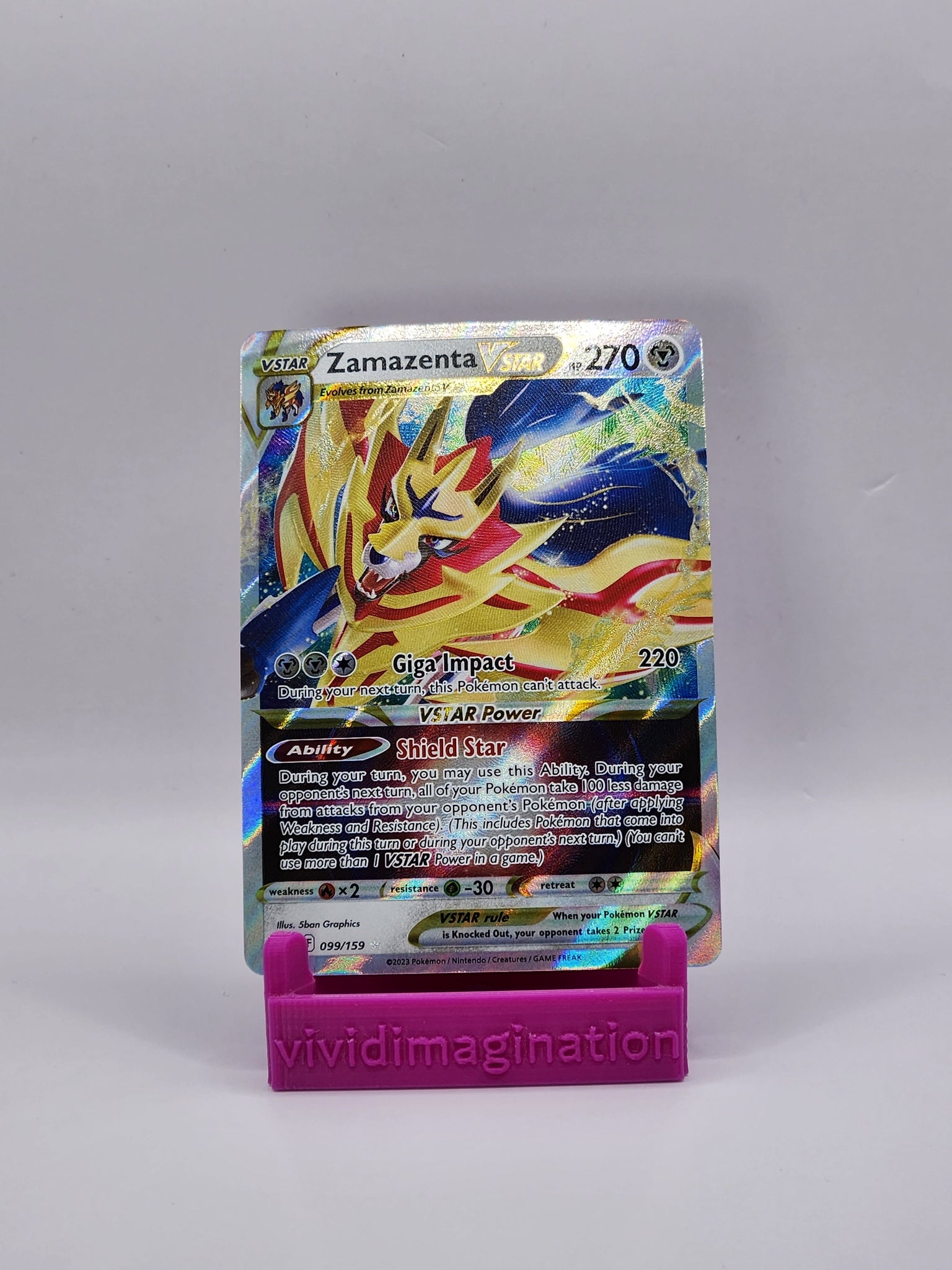 Zamazenta VSTAR 99/159 - All the best items from Vivid Imagination Cards and Collectibles - Just $1.75! Shop now at Vivid Imagination Cards and Collectibles