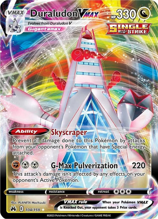 Duraludon VMAX 104/159 - All the best items from Vivid Imagination Cards and Collectibles - Just $1.39! Shop now at Vivid Imagination Cards and Collectibles