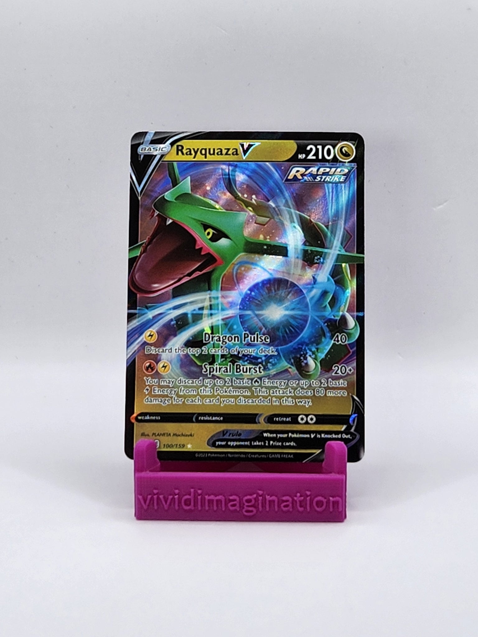 Rayquaza V 100/159 - All the best items from Vivid Imagination Cards and Collectibles - Just $0.99! Shop now at Vivid Imagination Cards and Collectibles