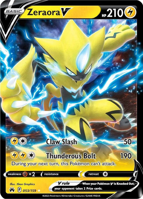 Zeraora V 053/159 - All the best items from Vivid Imagination Cards and Collectibles - Just $0.89! Shop now at Vivid Imagination Cards and Collectibles