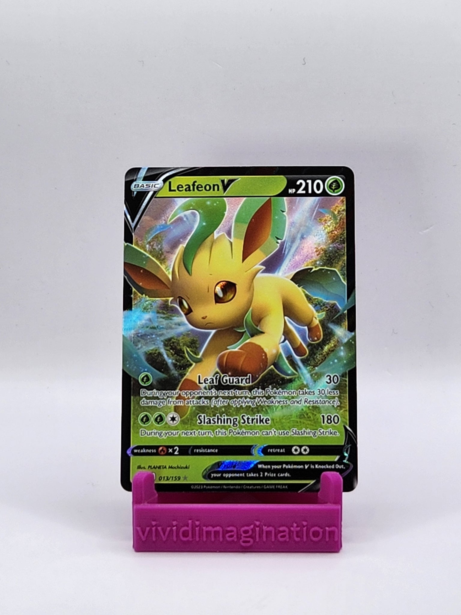 Leafeon V 013/159 - All the best items from Vivid Imagination Cards and Collectibles - Just $0.89! Shop now at Vivid Imagination Cards and Collectibles