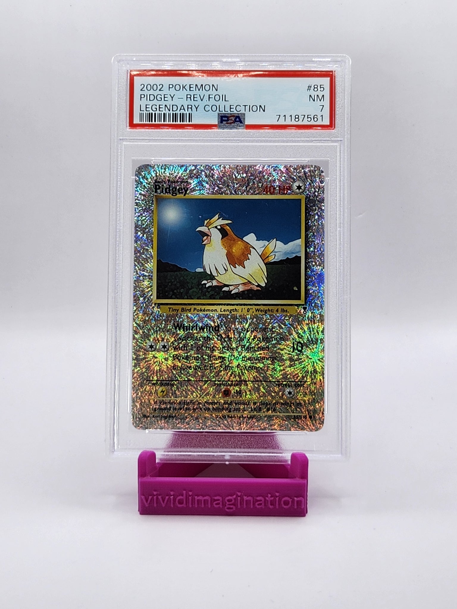 Pidgey 85/110 (PSA 7) - All the best items from Vivid Imagination Cards and Collectibles - Just $29.99! Shop now at Vivid Imagination Cards and Collectibles