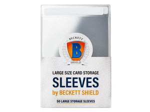 Beckett Shield: Storage Sleeves - Large Cards (50) - All the best items from beckett - Just $4.99! Shop now at Vivid Imagination Cards and Collectibles