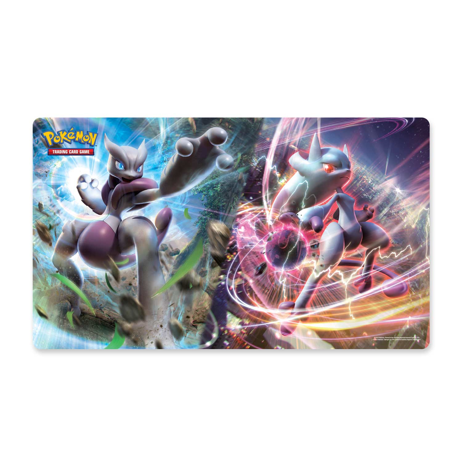Pokémon TCG: Mega Mewtwo X and Mega Mewtwo Y Playmat - All the best items from pokemon - Just $19.99! Shop now at Vivid Imagination Cards and Collectibles