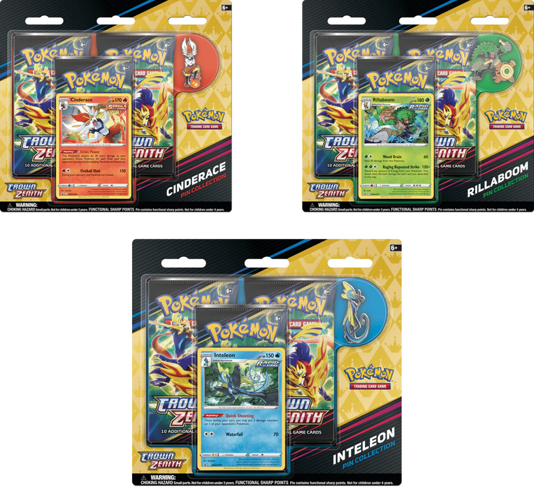 Crown Zenith Pin Collection - All the best items from pokemon - Just $13.99! Shop now at Vivid Imagination Cards and Collectibles