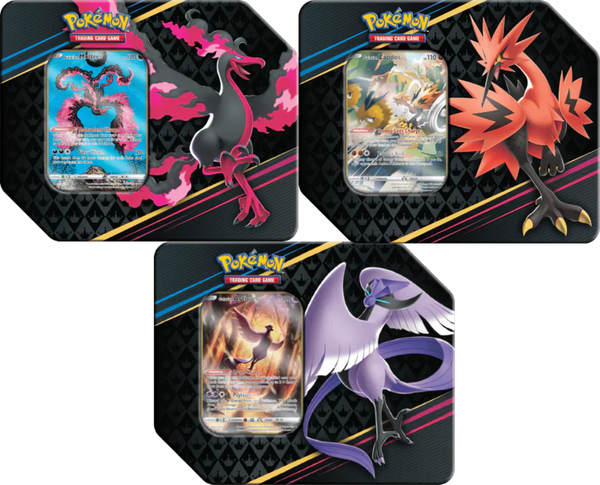 Crown Zenith Tin Galarian Articuno /  Zapdos /  Moltres - All the best items from pokemon - Just $27.99! Shop now at Vivid Imagination Cards and Collectibles