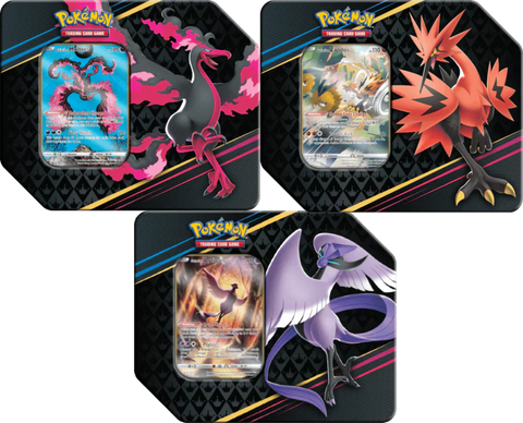 Crown Zenith Tin Galarian Articuno /  Zapdos /  Moltres - All the best items from pokemon - Just $27.99! Shop now at Vivid Imagination Cards and Collectibles