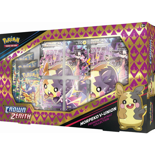 Crown Zenith Morpeko Premium Playmat Collection Box - All the best items from pokemon - Just $28.99! Shop now at Vivid Imagination Cards and Collectibles