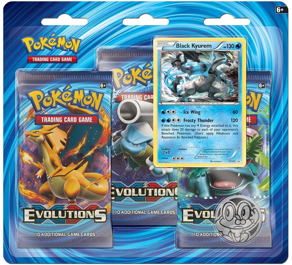 Evolutions 3 pack blister - All the best items from pokemon - Just $99.99! Shop now at Vivid Imagination Cards and Collectibles