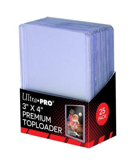 3" X 4" Ultra Clear Premium Toploader 25ct Ultra Pro - All the best items from ULTRA PRO INTERNATIONAL, LLC - Just $3.99! Shop now at Vivid Imagination Cards and Collectibles