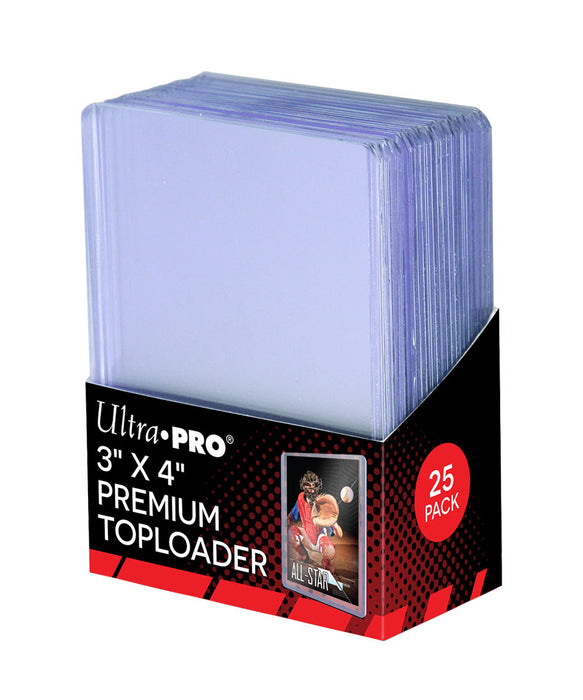 3" X 4" Ultra Clear Premium Toploader 25ct Ultra Pro - All the best items from ULTRA PRO INTERNATIONAL, LLC - Just $3.99! Shop now at Vivid Imagination Cards and Collectibles