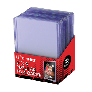 3" x 4" Clear Regular Toploaders (25ct) - All the best items from ULTRA PRO INTERNATIONAL, LLC - Just $2.49! Shop now at Vivid Imagination Cards and Collectibles