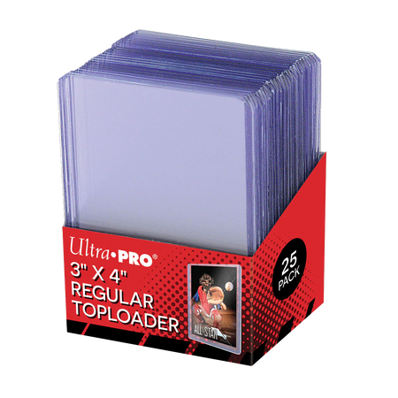 3" x 4" Clear Regular Toploaders (25ct) - All the best items from ULTRA PRO INTERNATIONAL, LLC - Just $2.99! Shop now at Vivid Imagination Cards and Collectibles