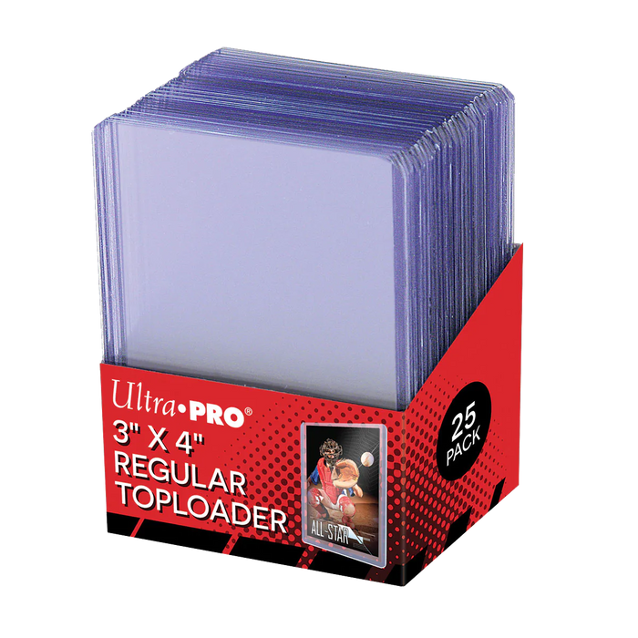 3" x 4" Clear Regular Toploaders (25ct) - All the best items from ULTRA PRO INTERNATIONAL, LLC - Just $2.99! Shop now at Vivid Imagination Cards and Collectibles