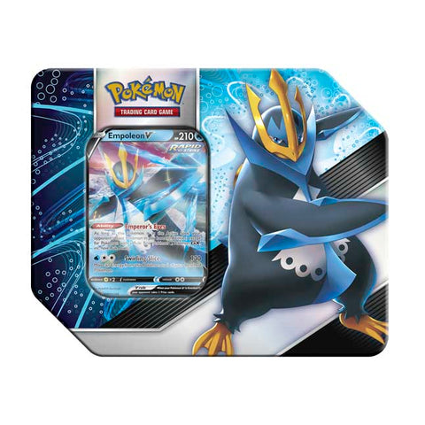 V striker tin: Empoleon - All the best items from pokemon - Just $27.99! Shop now at Vivid Imagination Cards and Collectibles